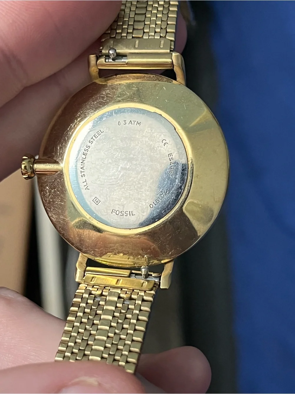 Limited and Rare Women’s Gold Fossil Watch - 3 Hand Stainless Steel